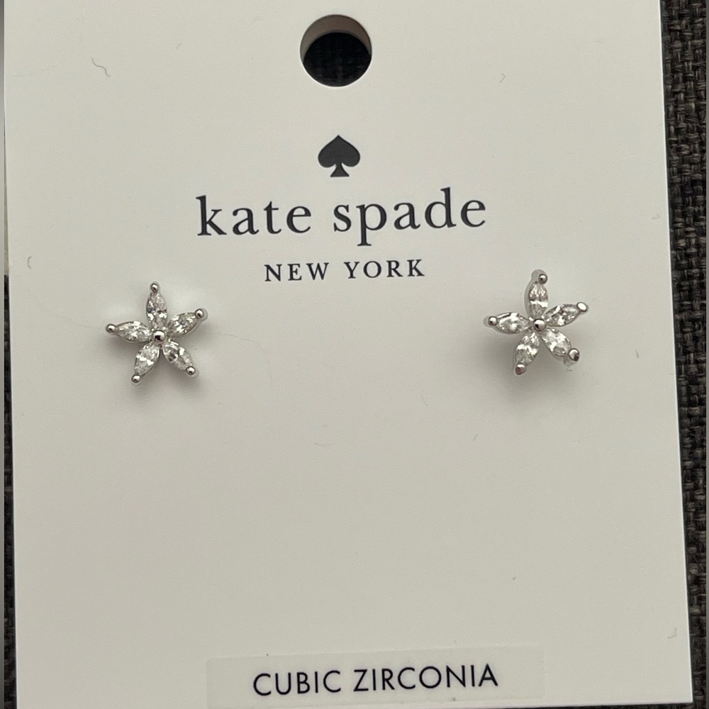Kate Spade Silver Starfish Earrings